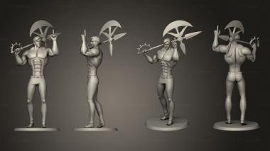Figurines of people seven deadly sins the sins Eor 3d model