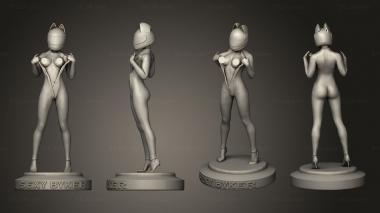 Figurines of people sexy biker desnuda 3d model