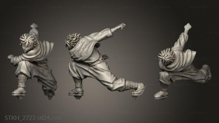 Figurines of people (Sculpture Demon Sekai Logo, STKH_2723) 3D models for cnc