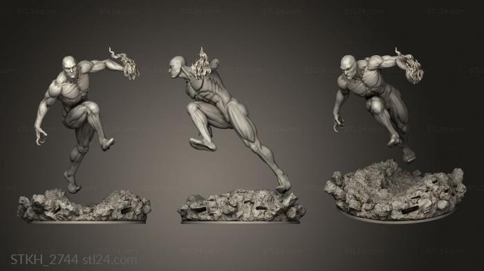 Figurines of people (Silver Surfer the arrival other, STKH_2744) 3D models for cnc