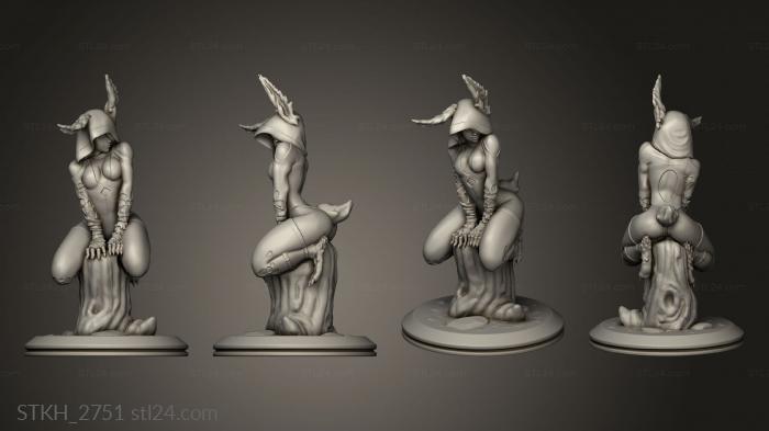 Figurines of people (silvestrismoker keyed, STKH_2751) 3D models for cnc