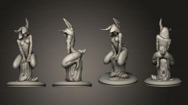 Figurines of people silvestrismoker keyed 3d model