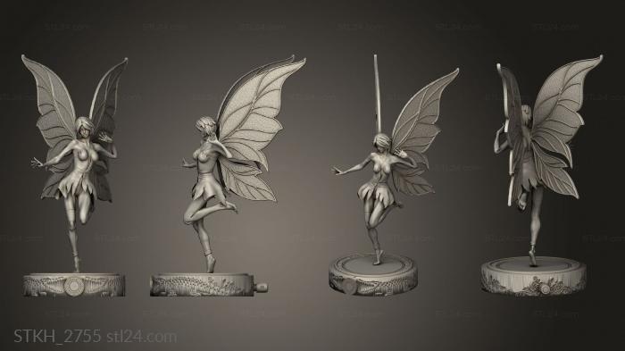 Figurines of people (sininho impresso asa, STKH_2755) 3D models for cnc