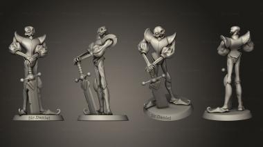 Figurines of people Sir Daniel 3d model
