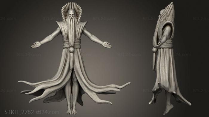 Figurines of people (Sons Midnight Dens Hovering, STKH_2782) 3D models for cnc