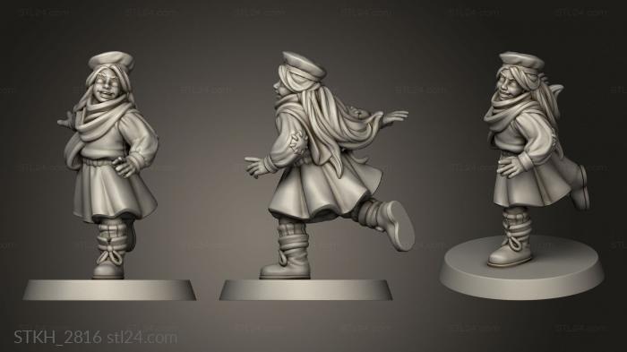 Figurines of people (STARTER TZ RUNNING CHILD VVM, STKH_2816) 3D models for cnc