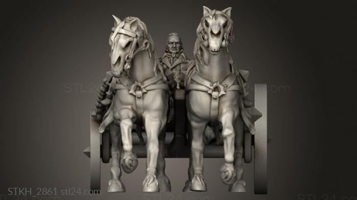 Figurines of people (The Chariot Chain, STKH_2861) 3D models for cnc