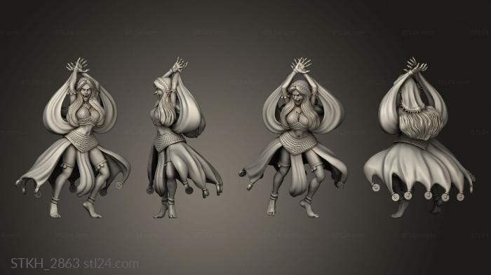 Figurines of people (The Cursed Sultan concubine, STKH_2863) 3D models for cnc