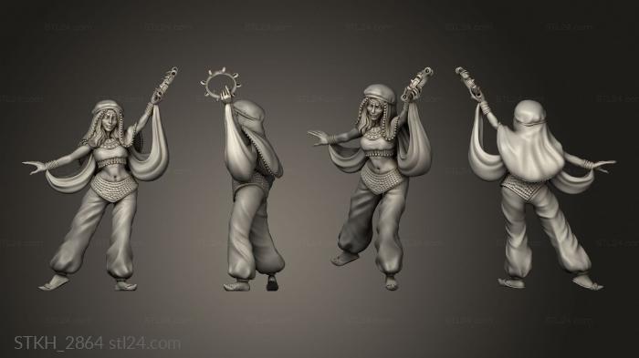 Figurines of people (The Cursed Sultan concubine, STKH_2864) 3D models for cnc