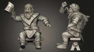 Figurines of people Chapter Traveling Dwarf 3d model