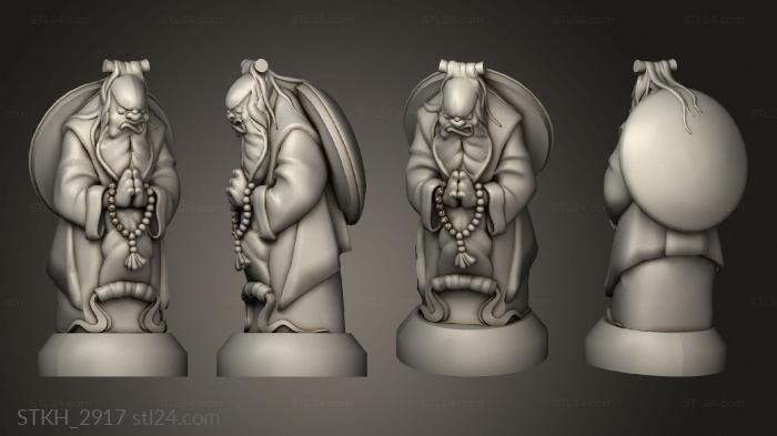 Figurines of people (The Old Masters Statue, STKH_2917) 3D models for cnc