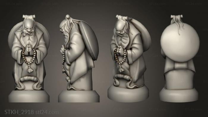 Figurines of people (The Old Masters Statue, STKH_2918) 3D models for cnc