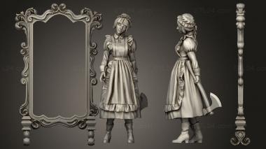 Figurines of people The Tower Brassmourne Lucy 3d model