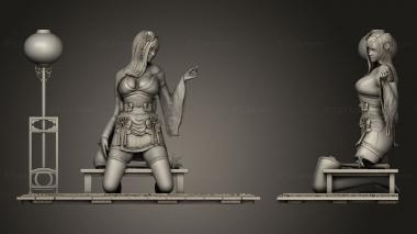 Figurines of people Tifa fantasy Kimono Ver 3d model