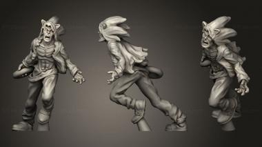 Figurines of people Vault Zombie Comic Con Cosplay Zombies Sonic Runner 3d model