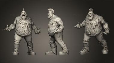 Figurines of people Vault Zombie Fatty 3d model