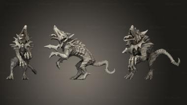 Figurines of people Vultures Horde hounds the wormhole hound 3d model