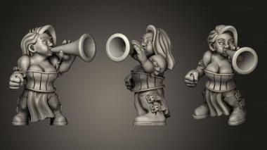 Figurines of people Warhammer 3d model