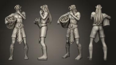 Figurines of people Warhammer 3d model