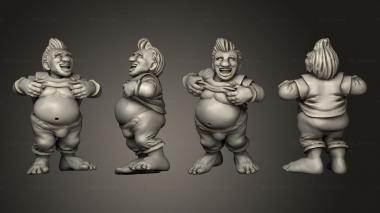 Figurines of people Warhammer 3d model