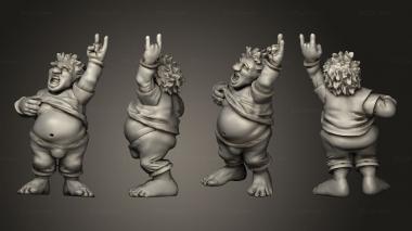 Figurines of people Warhammer 3d model