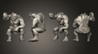 Figurines of people Warhammer 3d model