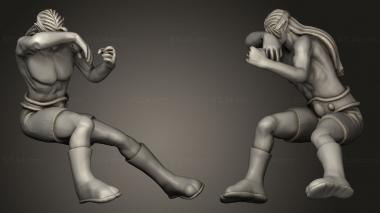 Figurines of people Warhammer 3d model