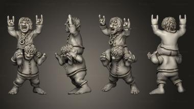 Figurines of people Warhammer 3d model