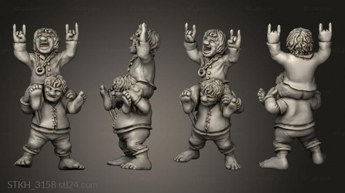 Figurines of people (Warhammer, STKH_3158) 3D models for cnc