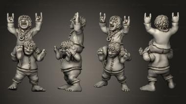 Figurines of people Warhammer 3d model