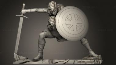 Figurines of people What If Capt Carter captain 3d model