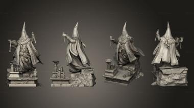 Figurines of people White Werewolf Executioner 3d model