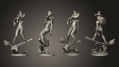 Figurines of people White Werewolf Tavern Witch 3d model