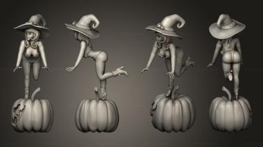 Figurines of people Which Witch 3d model