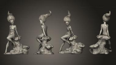 Figurines of people WILY Kitkat 3d model