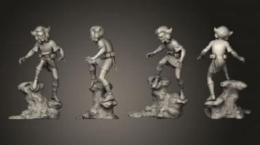 Figurines of people WILY Kitkat 3d model
