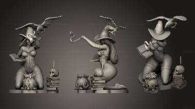 Figurines of people Witch for ING 3d model