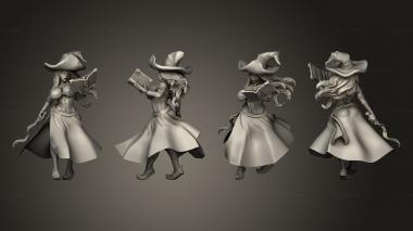 Figurines of people Witch Hunter after surgeon 3d model