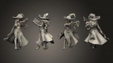 Figurines of people Witch Hunter uo unite 3d model