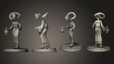 Figurines of people Yokai Encounter 3d model