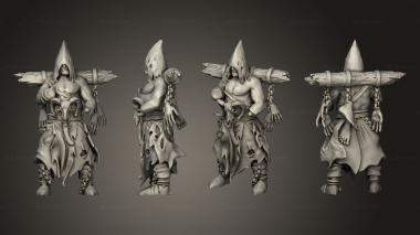Figurines of people Zombie Command LORD ZOMBIES 3d model