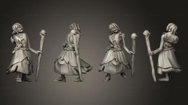 Figurines of people Zombie Elf 3d model
