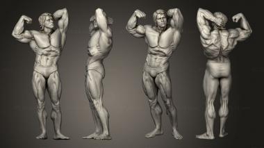 Figurines of people Arnold 3d model