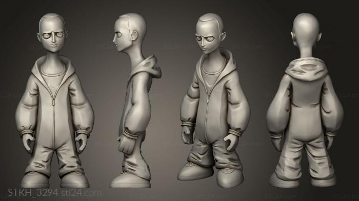 Figurines of people (Breaking Bad Gus1 Cuerpo 3, STKH_3294) 3D models for cnc
