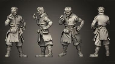 Figurines of people lender assistant 2 3d model