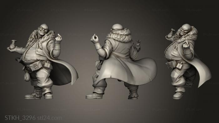 Figurines of people (lender assistant, STKH_3296) 3D models for cnc