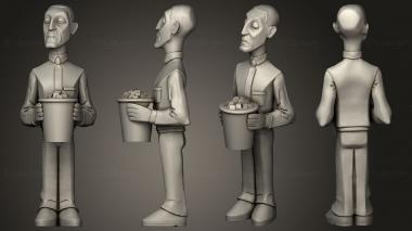 Figurines of people Breaking Bad Gus1 Cuerpo 2 3d model