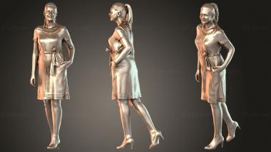 Figurines of people Aa Wild 3d model