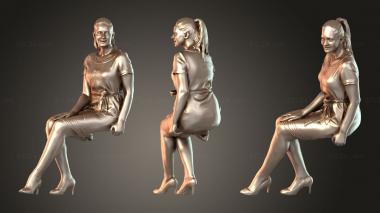 Figurines of people Aa Young 3d model