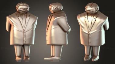 Figurines of people Addams Family Homer 3d model